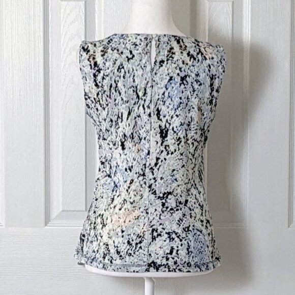 CALVIN KLEIN Women's Sleeveless Top Blouse  Size S  Multi-Colored Print - Picture 2 of 6